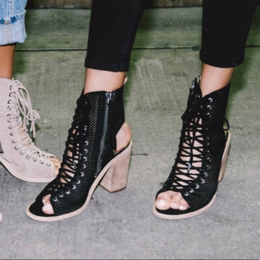 Dolce vita lace up heels